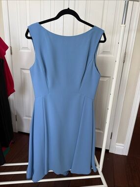 Reiss Sleeveless A-Line Midi Dress in Periwinkle Blue